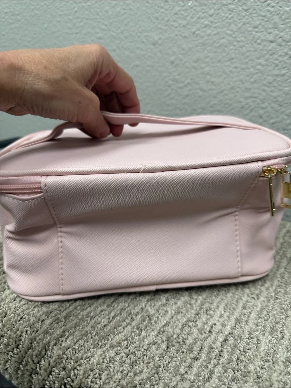 Light Pink Cosmetic Travel Case